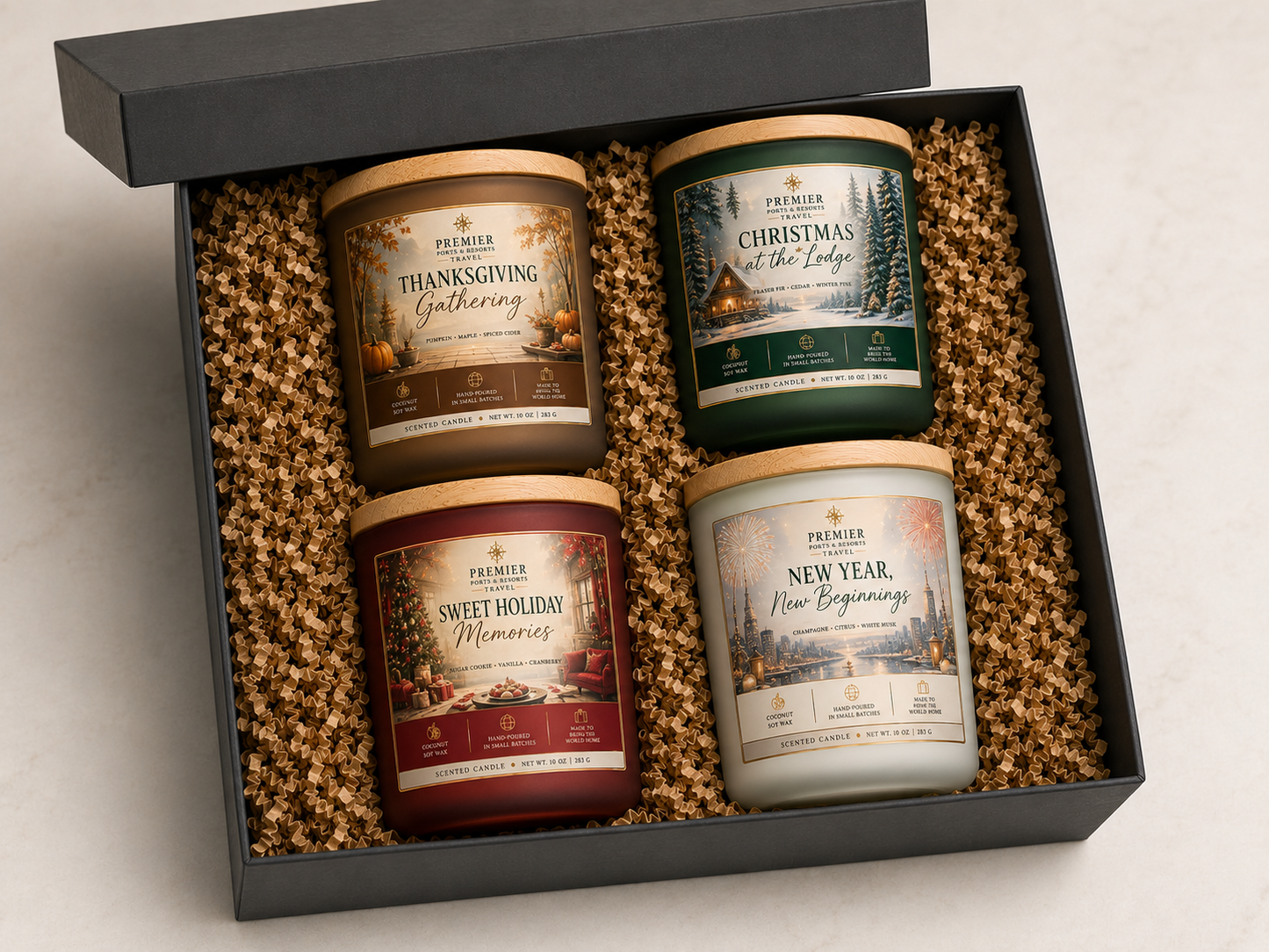 Holiday Memories Collection — Four-Candle Gift Set