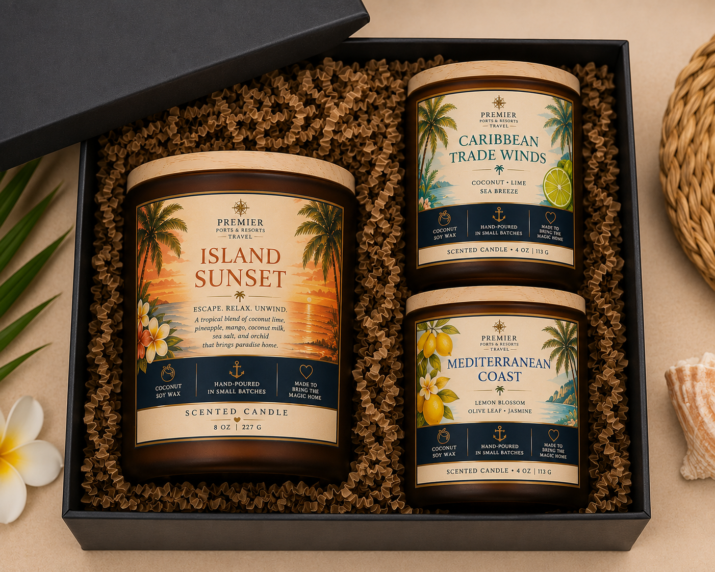 Tropical Resort Trio